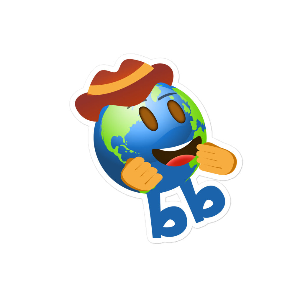 Earthbb Bubble-free sticker - Emojibb