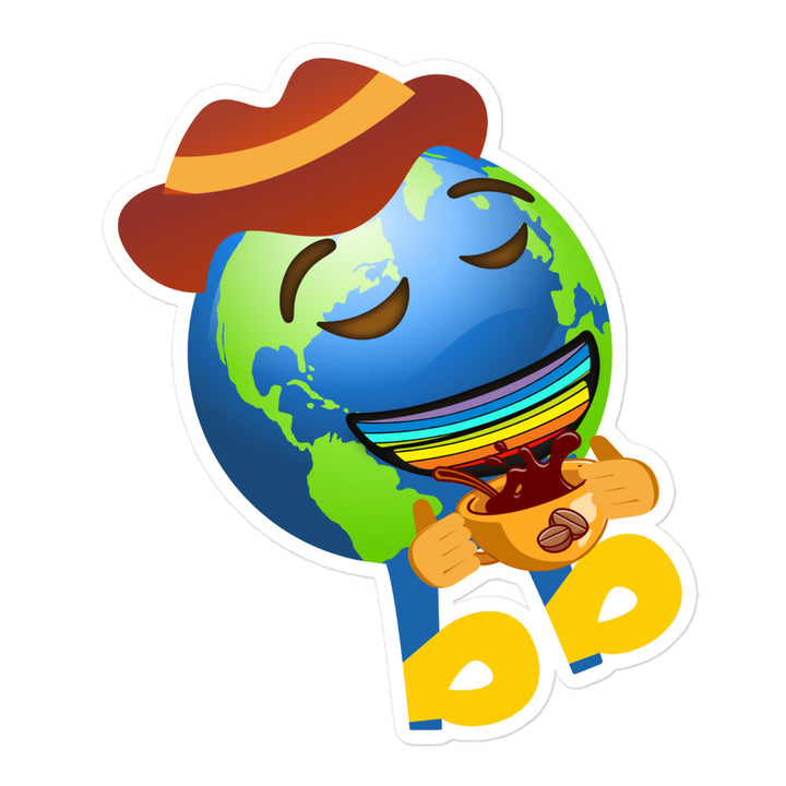 Earthbb Bubble-free sticker - Emojibb