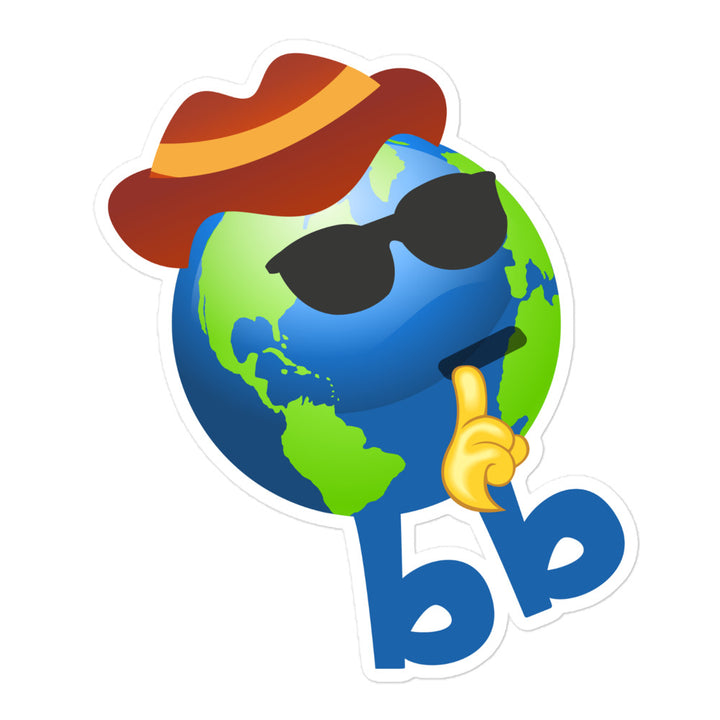 Earthbb Bubble-free sticker - Emojibb