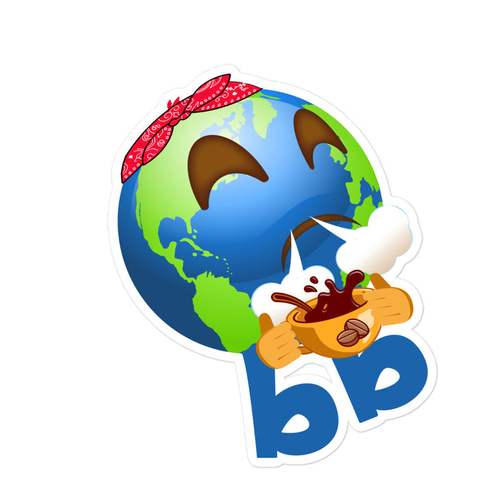 Earthbb Bubble-free sticker - Emojibb