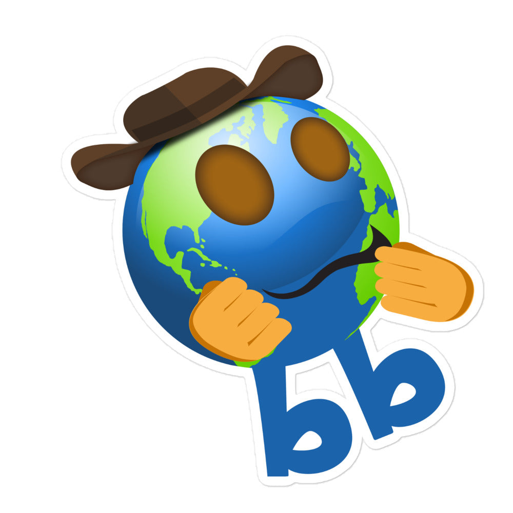 Earthbb Bubble-free sticker - Emojibb