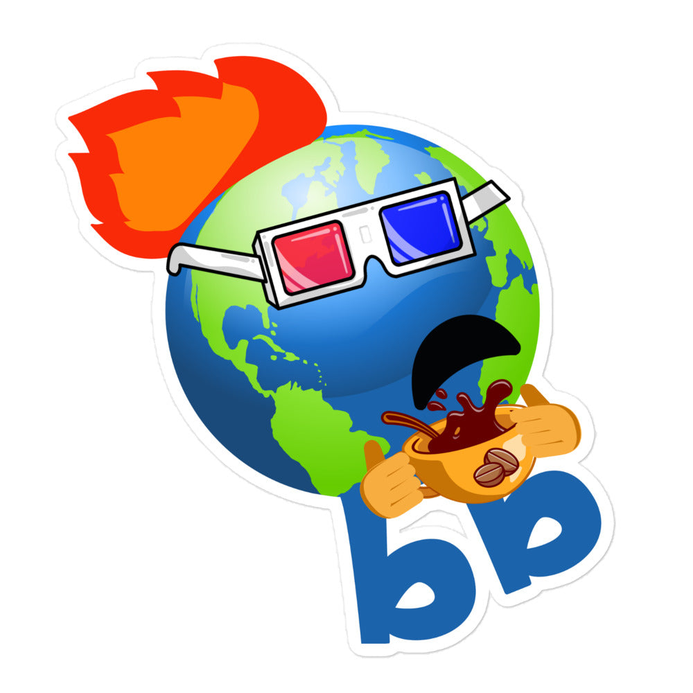 Earthbb Bubble-free sticker - Emojibb