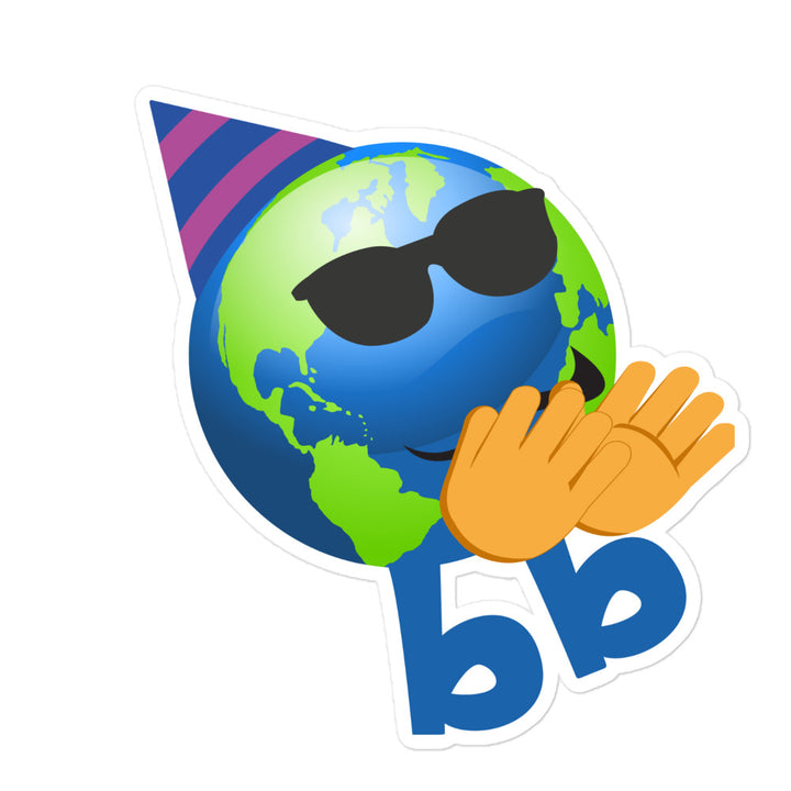 Earthbb Bubble-free sticker - Emojibb