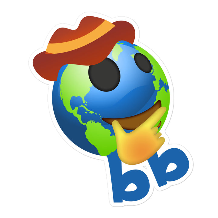 Earthbb Bubble-free sticker - Emojibb