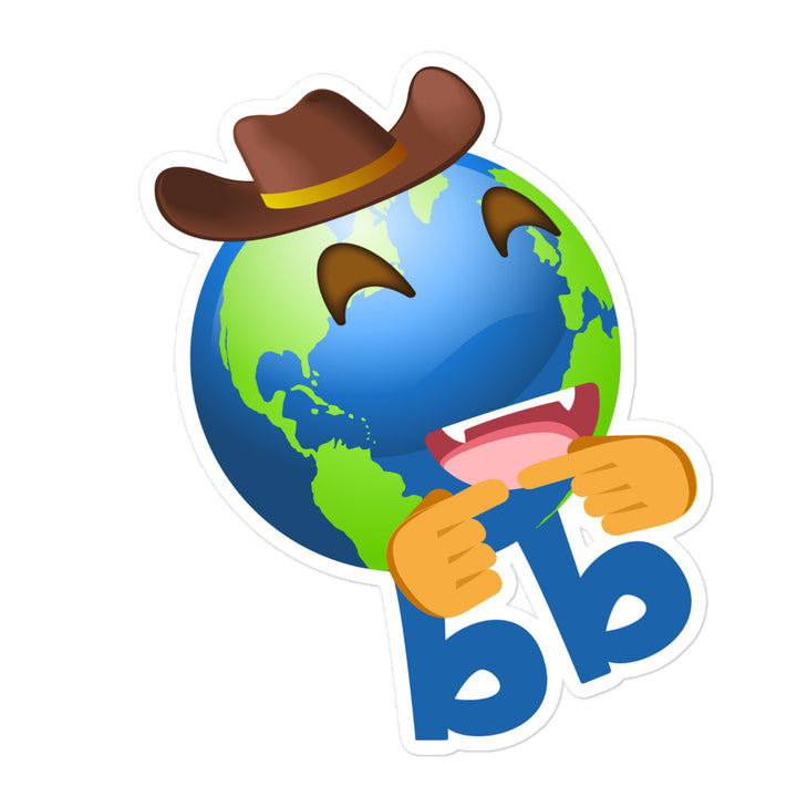 Earthbb Bubble-free sticker - Emojibb