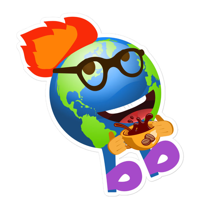 Earthbb Bubble-free sticker - Emojibb