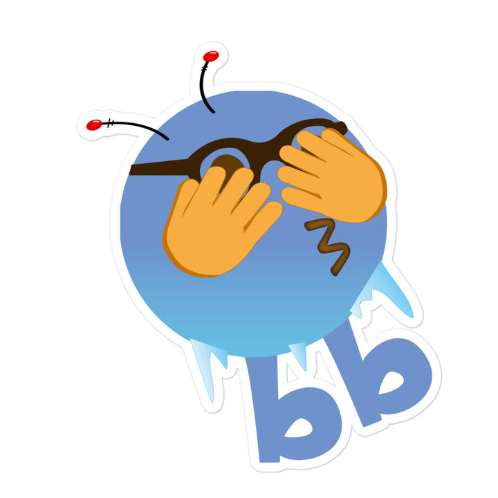 Earthbb Bubble-free sticker - Emojibb