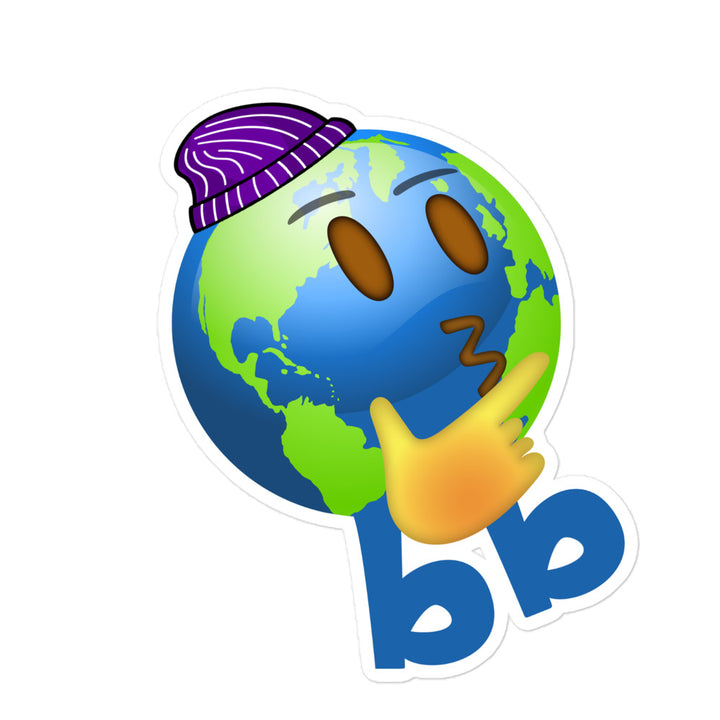 Earthbb Bubble-free sticker - Emojibb