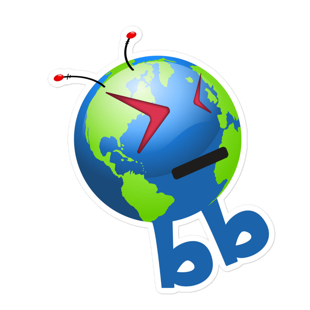 Earthbb Bubble-free sticker - Emojibb