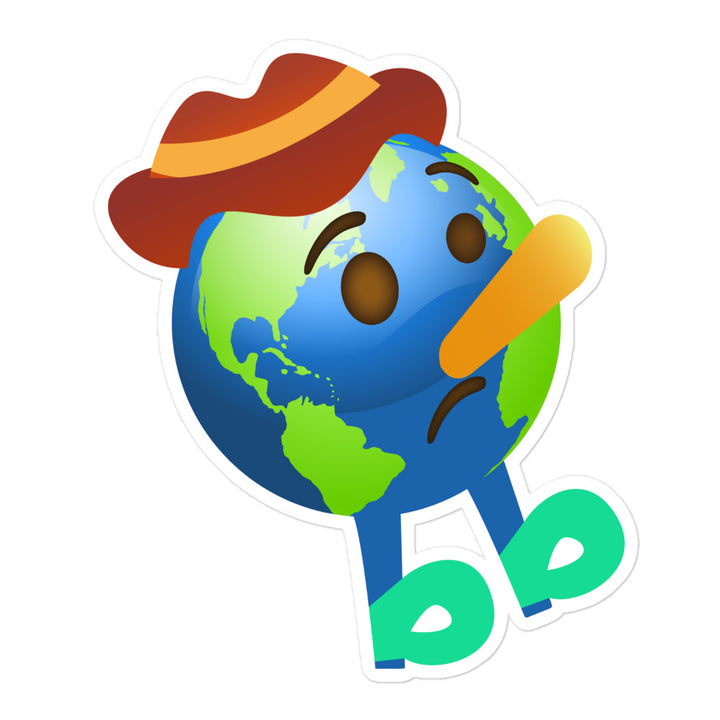 Earthbb Bubble-free sticker - Emojibb