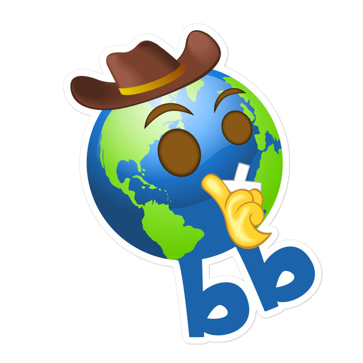 Earthbb Bubble-free sticker - Emojibb