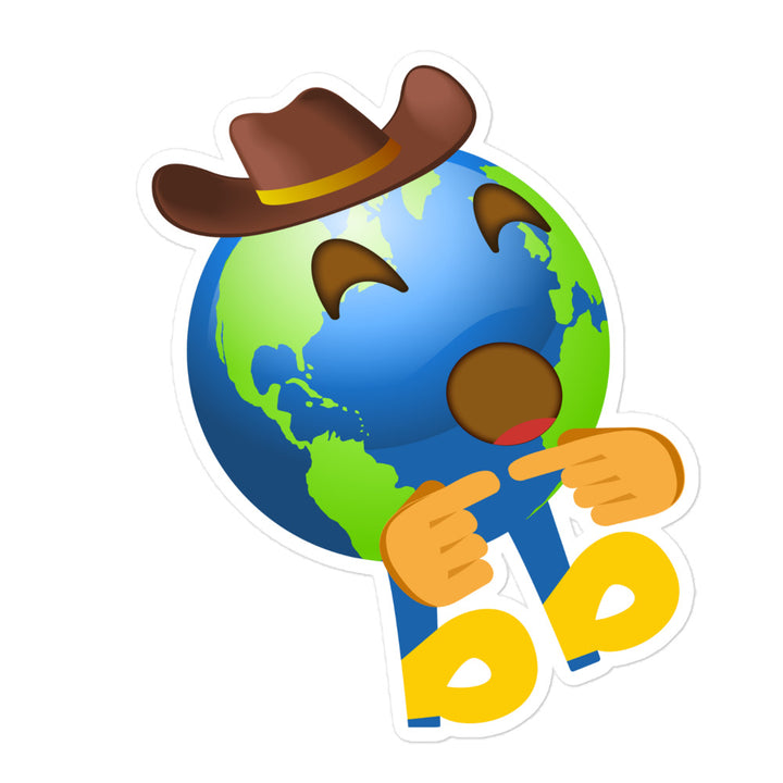 Earthbb Bubble-free sticker - Emojibb