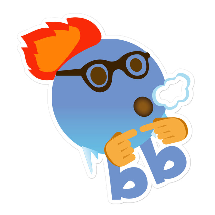 Earthbb Bubble-free sticker - Emojibb