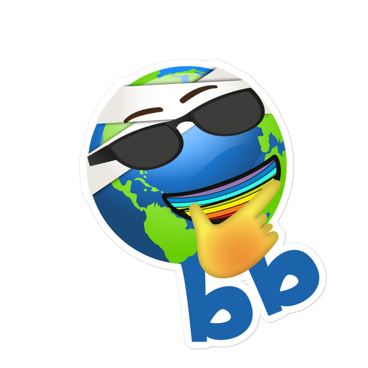 Earthbb Bubble-free sticker - Emojibb