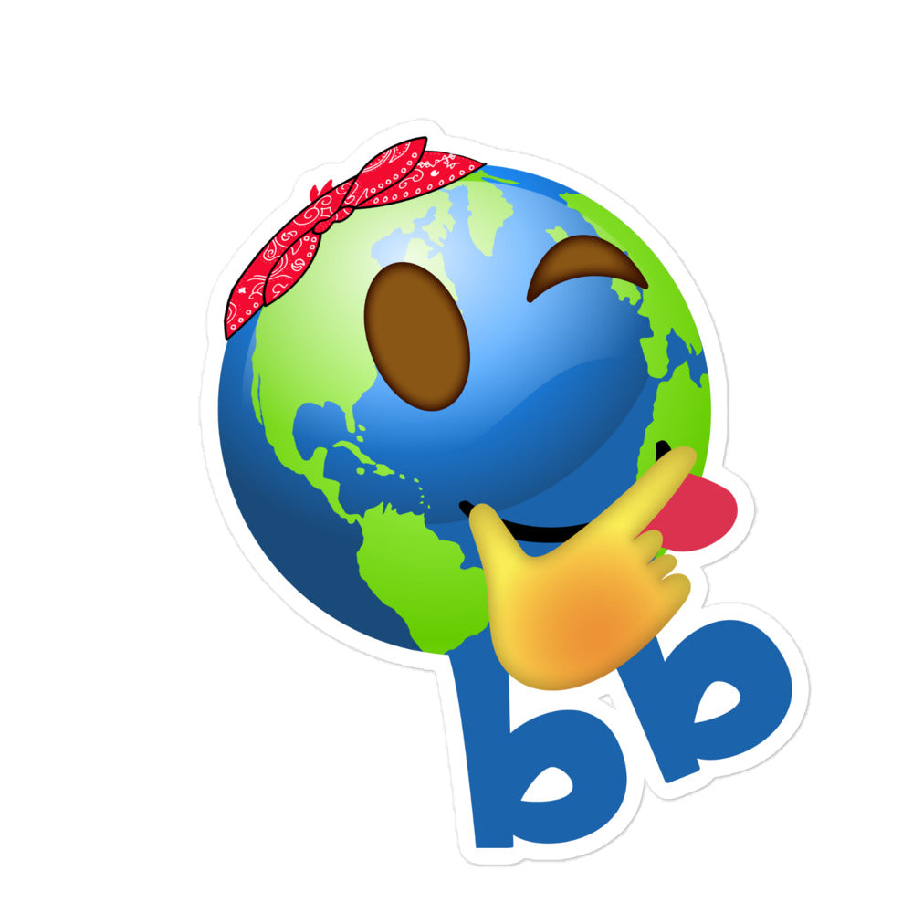 Earthbb Bubble-free sticker - Emojibb