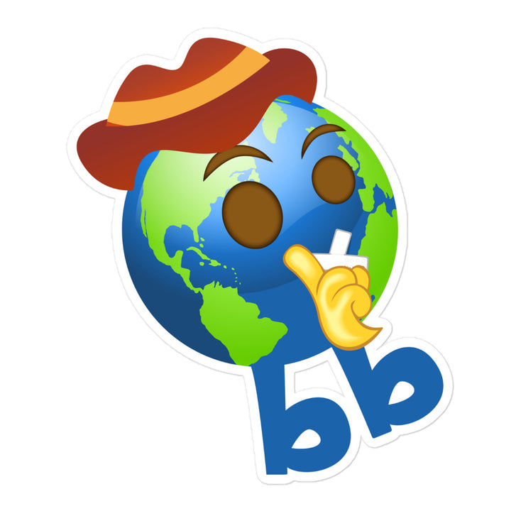 Earthbb Bubble-free sticker - Emojibb