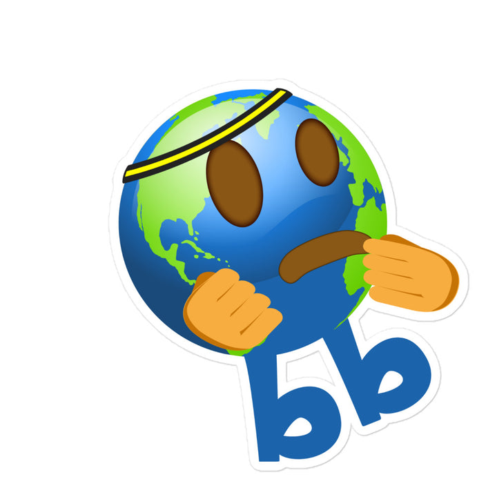 Earthbb Bubble-free sticker - Emojibb